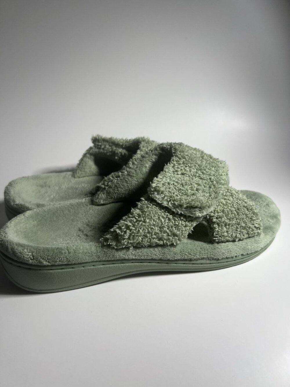 Vionic Relax Orthaheel Orthotic Slippers Women’s Size 9 Green Comfort - Picture 3 of 7